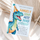 Search for dinosaur invitations Blue