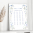Search for wildflower wedding seating charts Dusty blue