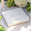 Search for green white wedding guest books Simple