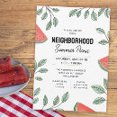 Search for neighbour invitations Summer party