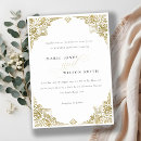 Search for vintage glam wedding invitations Geometric