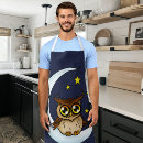 Search for blue owl aprons Moon
