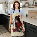 Search for lady aprons Red