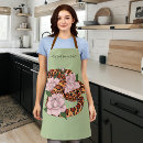 Search for vibrant flowers aprons Green