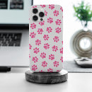 Search for pink paw iphone cases Pattern of paws