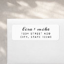 Search for married couple return address labels Modern