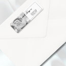 Search for photographer return address labels Black and white