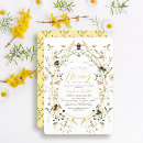 Search for honey bee baby shower invitations Wildflower