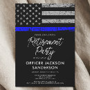 Search for police officer retirement party invitations Policeman
