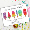 Search for chill pops invitations Cute