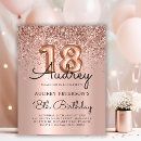 Search for rose gold 18th birthday invitations Balloon