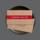 Search for red business cards Networking