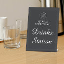 Search for drink station signs Black and white