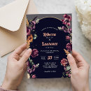 Search for purple and gray wedding invitations Moody