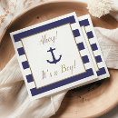 Search for navy and gold napkins Baby shower