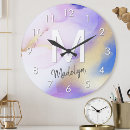 Search for purple clocks Watercolor
