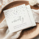 Search for 90th birthday napkins Ninetieth