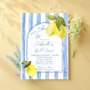 Search for blue bridal shower invitations Vintage