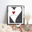 Search for rustic heart posters Modern