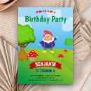 Search for gnome birthday invitations Forest