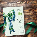 Search for celtic bridal shower invitations Green