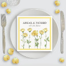 Search for yellow napkins Floral