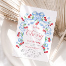 Search for cherry boy invitations Blue