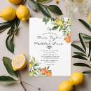 Search for coast wedding invitations Yellow lemon