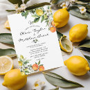 Search for coast wedding invitations Yellow lemon