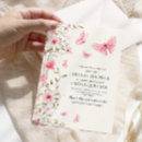 Search for butterfly bridal shower invitations Floral