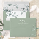 Search for olive green wedding envelopes Boho bohemian