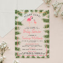 Search for flamingo baby shower invitations Luau