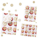 Search for teacher apple gift wrap Watercolor