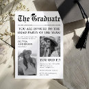 Search for newspaper graduation invitations announcements Vintage