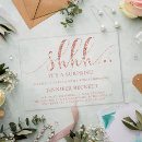 Search for rose gold surprise birthday invitations Modern
