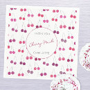 Search for red berries napkins Watercolor