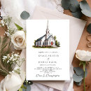 Search for church wedding invitations Botanical