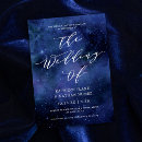 Search for under the stars wedding invitations Space