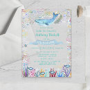 Search for under the sea birthday invitations Beach