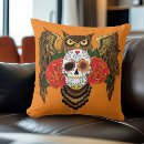 Search for day of the dead cushions Red