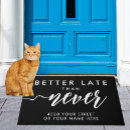 Search for funny doormats Black and white