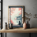 Search for autumn scene posters Black cat