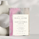 Search for artistic bridal shower invitations Watercolor