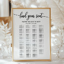 Search for alphabetical wedding seating charts Elegant