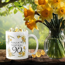 Search for vintage 90th birthday mugs 90 years old