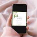 Search for orchid bridal shower invitations Botanical