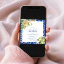 Search for mediterranean bridal shower invitations Italian