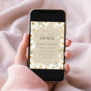 Search for daisy bridal shower invitations Wildflower