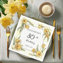 Search for 80th birthday napkins 80 years old
