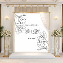 Search for floral wedding backdrops Minimalist
